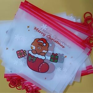 11ct Christmas PVC Zip-Lock Bags